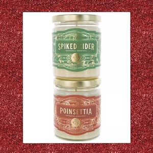 ReWined Holiday Candle Duo (Spiked Cider & Poinsettia)